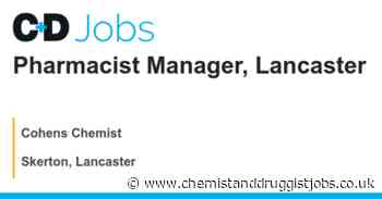 Cohens Chemist: Pharmacist Manager, Lancaster