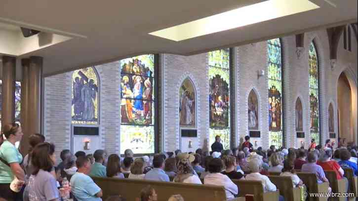 Baton Rouge's Catholic community joins national celebration of faith as pilgrimage group comes to town