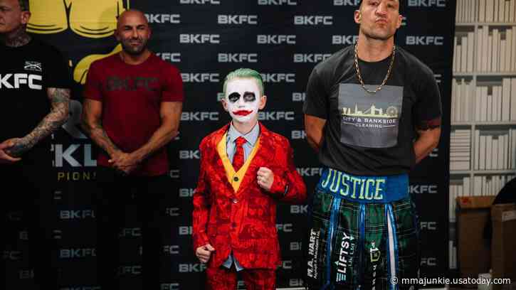 Photos: BKFC Prospect Series Newcastle weigh-ins and fighter faceoffs