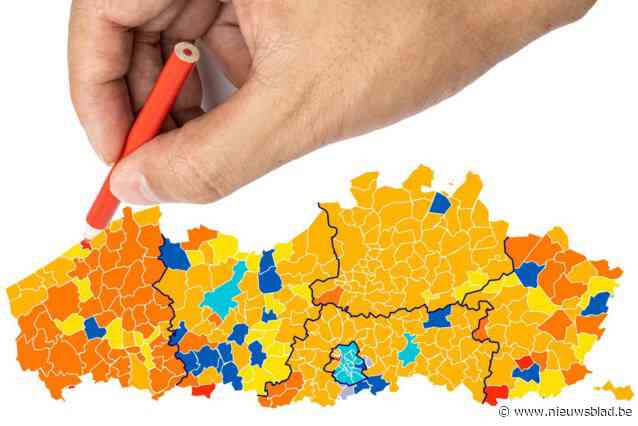 Een kleurplaat voor volwassenen: zo veranderde de politieke kaart van Vlaanderen de voorbije vijftig jaar