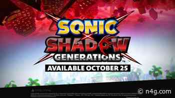Sonic X Shadow Generations release date announced