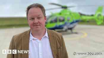 'Most broken man' saved by air ambulance