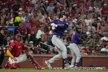 Dylan Carlson drives in 3 runs to help Cardinals bounce back and beat Rockies 8-5