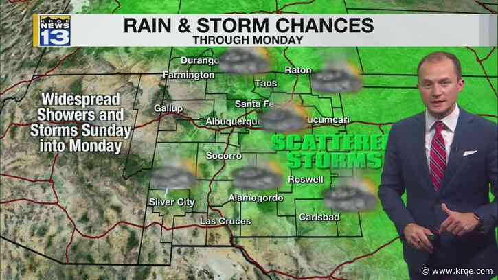 More storm chances on the way this weekend
