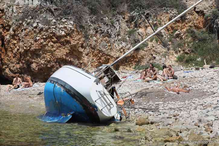 L'épave du voilier échoué depuis deux mois au Cap d’Antibes devrait être (enfin) enlevée "sous quinzaine"