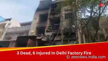 3 Workers Killed, 6 Injured As Fire Breaks Out In Factory In Delhi