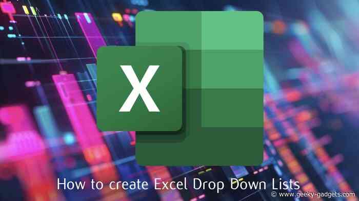 How to create Excel drop down lists for accurate and consistent spreadhseet data