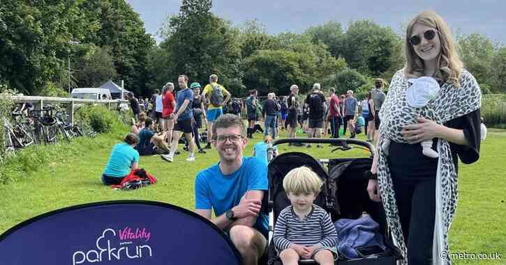 12 days after giving birth, I went on a parkrun with my baby