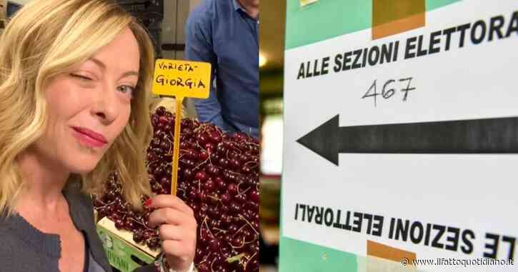 Elezione europee, Meloni dal fruttivendolo: il post su Instagram a mezzanotte prima del silenzio elettorale – La diretta
