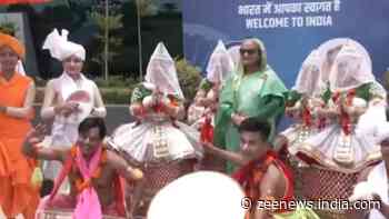 Bangladesh PM Hasina Arrives for Modi`s Swearing-In Ceremony