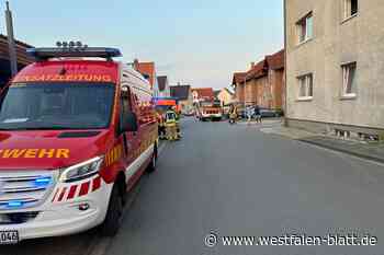 Zimmerbrand in Flüchtlingsheim in Steinheim: Drei Bewohner atmen Rauch ein