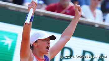LIVE: Iga Swiatek looks to enter history books against Jasmine Paolini in French Open final