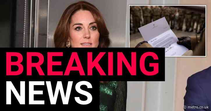 Kate Middleton breaks silence on missing rehearsal for Trooping the Colour
