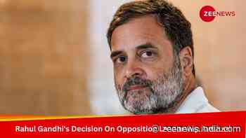 Rahul Gandhi`s Decision On Opposition Leadership Awaited After CWC`s Unanimous Request