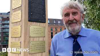 New D-Day pillar of remembrance unveiled in city