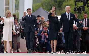 Watch live as Emmanuel Macron welcomes Joe Biden and wife Jill to Arc de Triomphe in Paris