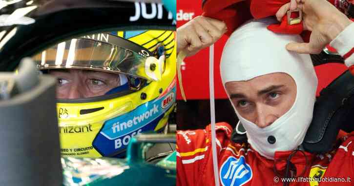 F1, Alonso attacca Leclerc: “Non guarda gli specchietti in curva, tipico della Ferrari”