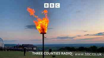 Beacon lit at Dunstable Downs to remember D-Day