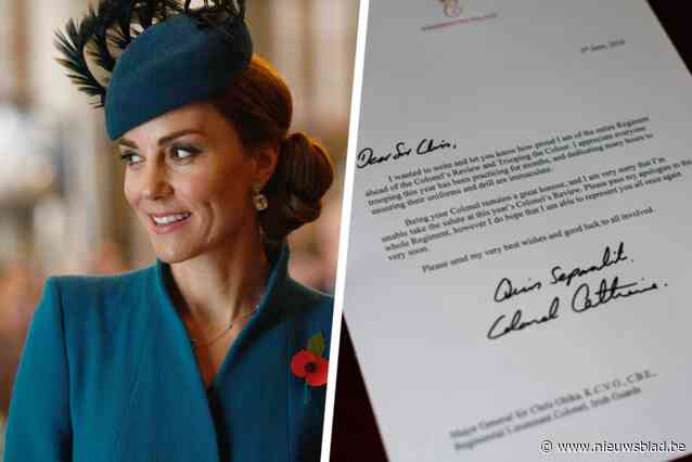 Kate Middleton schrijft ontroerende brief aan Britse soldaten: “Het spijt me dat ik geen groet kan brengen”
