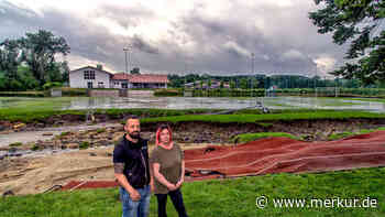 Fußballplätze weggeschwemmt: Haager Eltern starten Spendenaktion für Sportverein