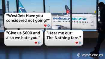 'Give us $600 and also we hate you': WestJet's new UltraBasic fare gets roasted online
