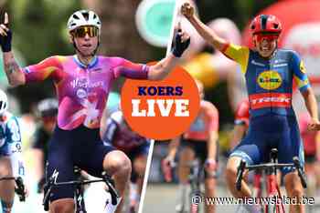 LIVE KOERS. Lotte Kopecky gunt Wiebes de zege in Tour of Britain, Lucinda Brand pakt eerste wegzege van het seizoen in Dwars door het Hageland