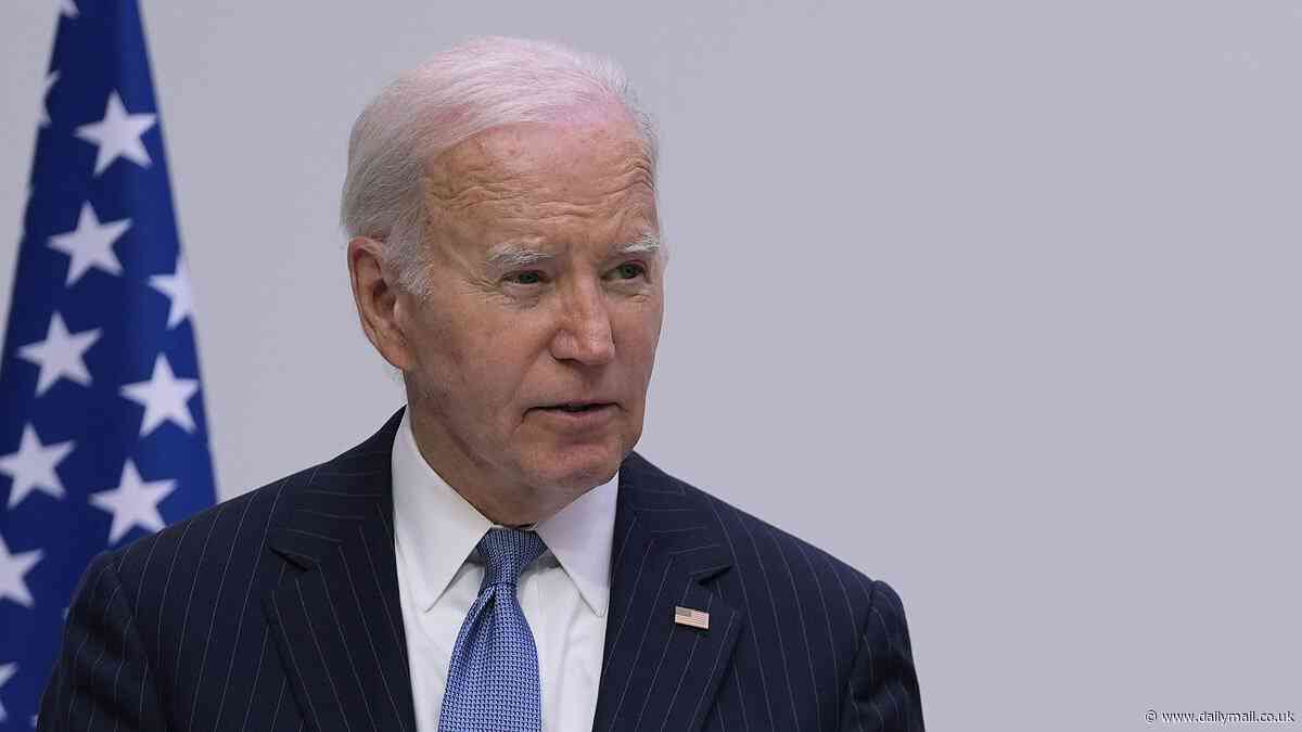 Biden refuses to take questions AGAIN during five-minute speech to press in Paris as he welcomes rescue of four hostages from Gaza
