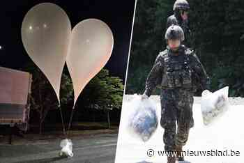 Noord-Korea stuurt opnieuw afvalballonnen  naar zuiderburen
