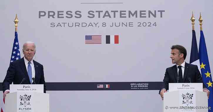 Biden a Macron: “Tutta l’Europa è minacciata dalla Russia, la posta in gioco è altissima. Sosteniamo Kiev e gli alleati Ue”