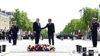"Ganz Europa wird bedroht sein": Biden und Macron betonen Einigkeit bei Ukraine-Unterstützung