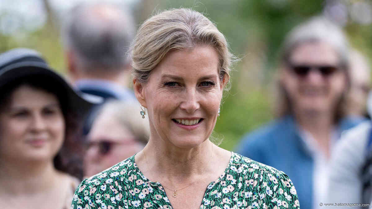 Duchess Sophie is summer perfection in waist-defining floral dress