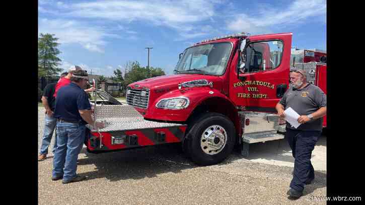 New truck unveiled at Ponchatoula called 'Swiss Army Knife' of fire trucks