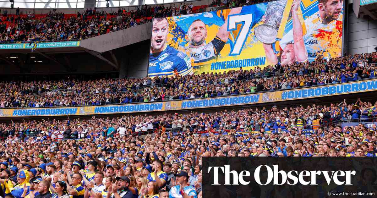 ‘A lad who lived his dream’: rivals at Wembley unite to salute Rob Burrow