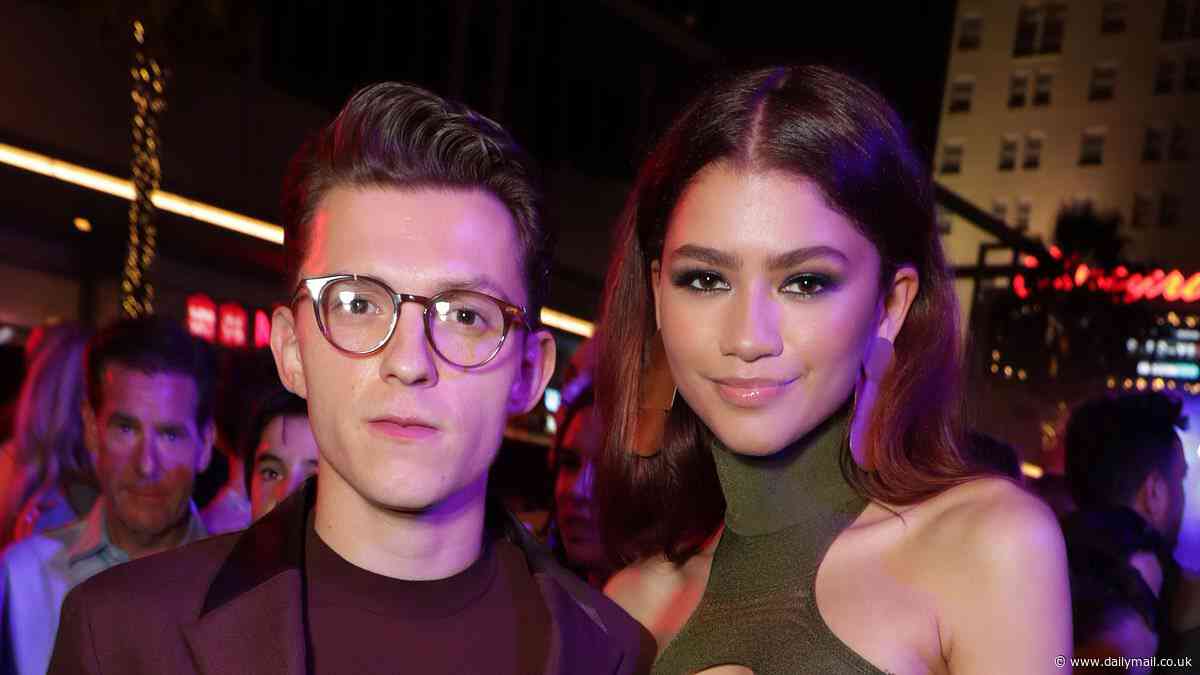 Zendaya is a proud girlfriend while waiting to pick up boyfriend Tom Holland from his Romeo and Juliet show in London