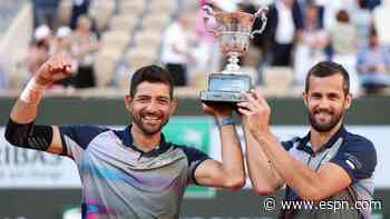 Arevalo, Pavic win French Open men's doubles