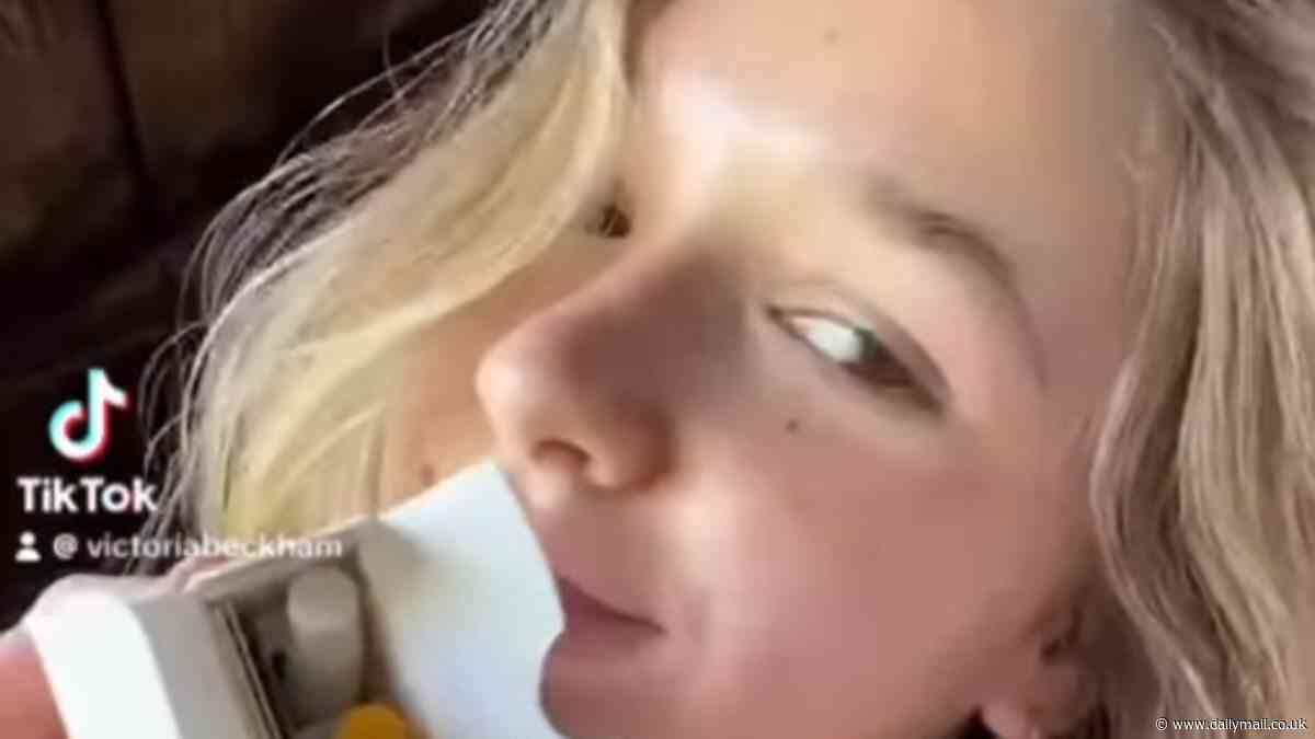 Harper Beckham, 12, takes to social media as she promotes Victoria's fragrances in sweet video