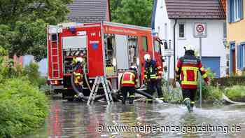 Nach Starkregen: Erneut Straßen in Kleinstadt überschwemmt