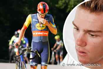 Thibau Nys ondanks zware val vrijdag toch aan start Ronde van Zwitserland: “Heb nog nooit zo’n dikke kuit gehad”