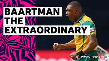 'Extraordinary' Baartman stars for South Africa