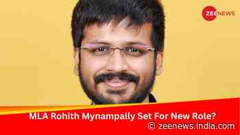 Telangana Cabinet Expansion: Youngest MLA Dr. Rohith Mynampally Set For Induction In Revanth Reddy`s Team?