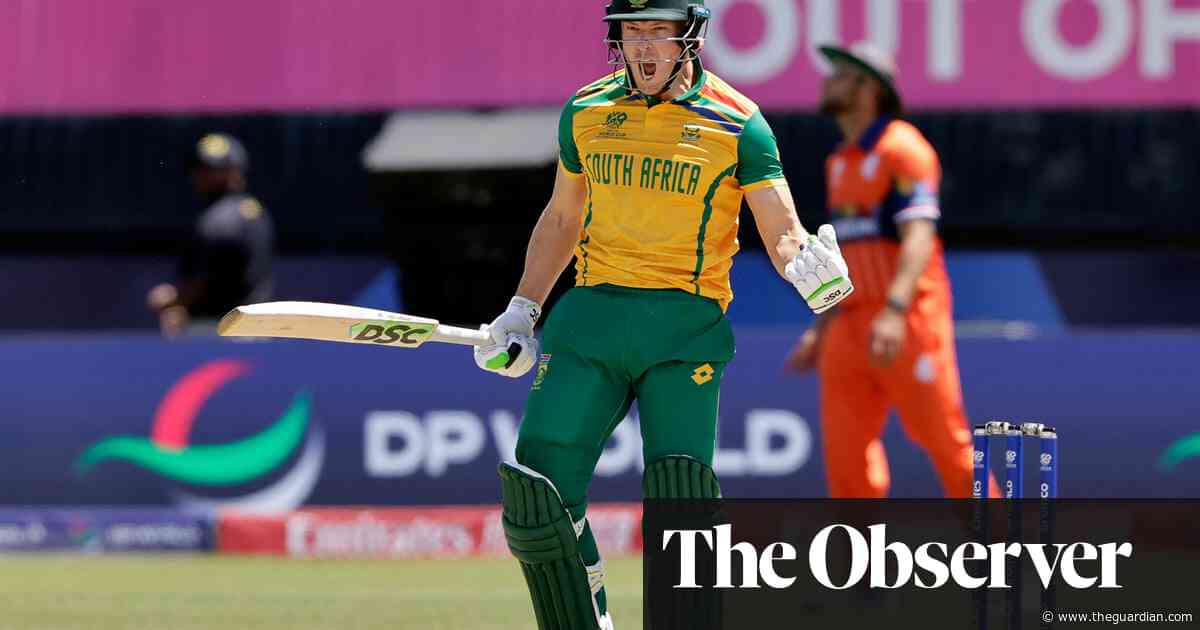David Miller inspires South Africa to T20 World Cup win over Netherlands
