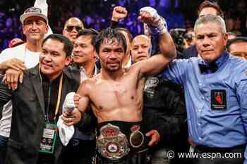 Pacquiao exploring fall title bout against Barrios