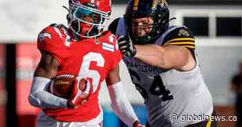 Steady foot of Paredes leads Stampeders to 32-24 win over Tiger-Cats