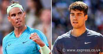 Carlos Alcaraz desperate to emulate hero Rafael Nadal in French Open final