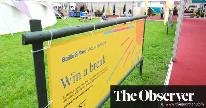 The Observer view on Baillie Gifford sponsorship row: writing is on the wall for book lovers
