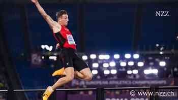 Simon Ehammer gewinnt an der Leichtathletik-EM in Rom Bronze im Weitsprung