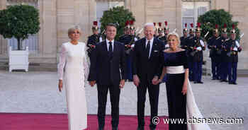 Photos show French state dinner celebrating 80th anniversary of D-Day