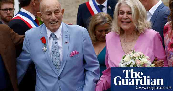 US couple, 100 and 96, marry in Normandy, France: ‘We get butterflies’