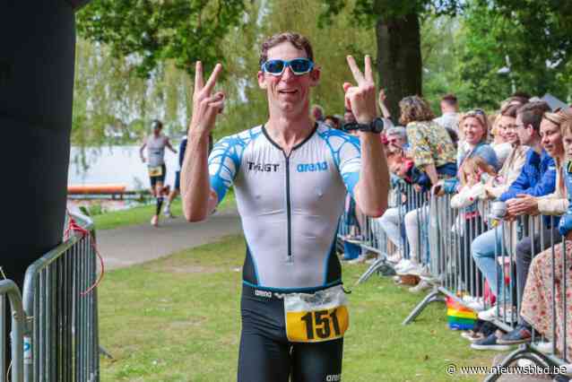 Ancien Wouter Monchy wint in Berlare voor de vierde keer triatlon van het Donkmeer: “Het voelt zo onwezenlijk aan”