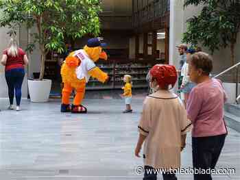 Photo Gallery: Mud Hens and Walleye takeover at Main Library.